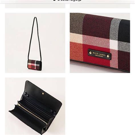 burberry blue label wallet japan
